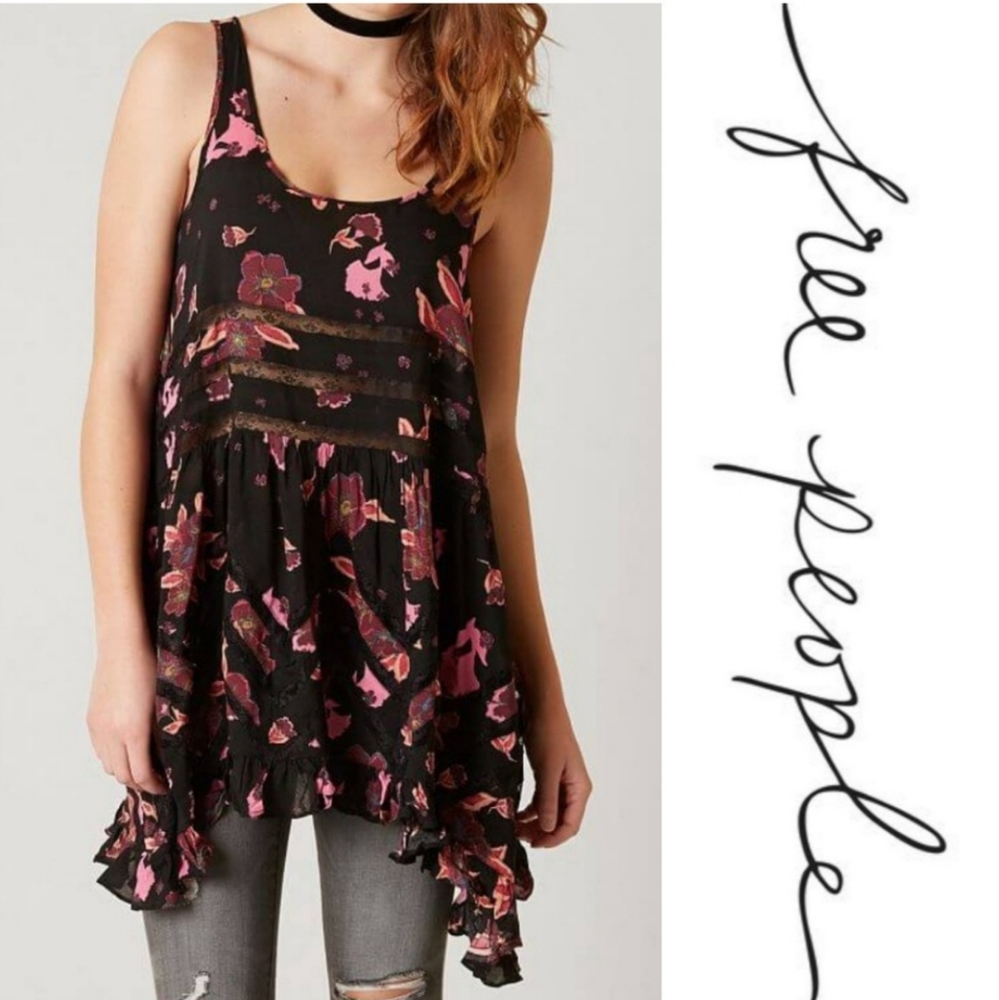 Lovely Boho Floral Tunic by Free People